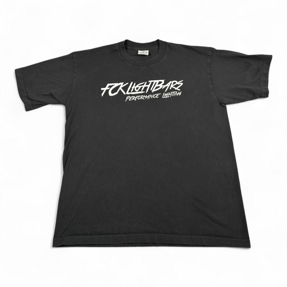 Fck Lightbars Shirt Adult EXTRA LARGE Black Motorsport Offroad Streetwear Promo